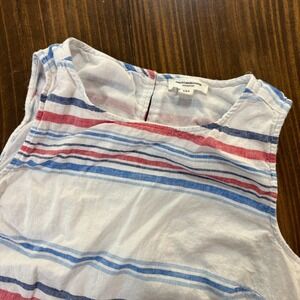 BEACHLUNCHLOUNGE Womens Medium Sleeveless Striped Casual Summer Dress